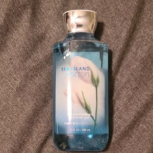 Bath & Body Works Sea Island Cotton Blue Shower Gel